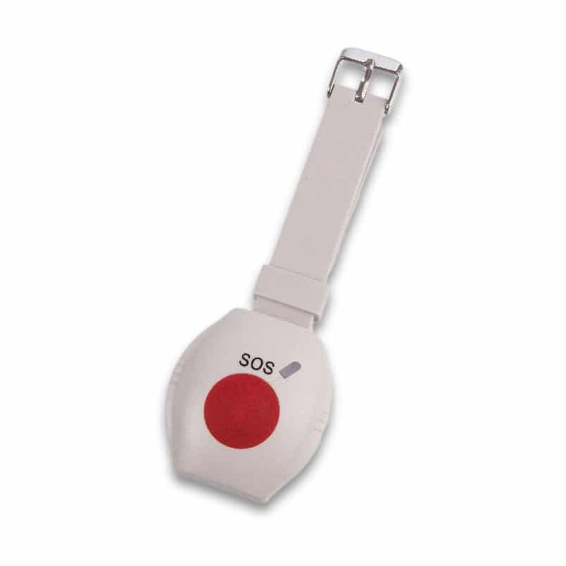 Wristwatch alarm button personal alarms