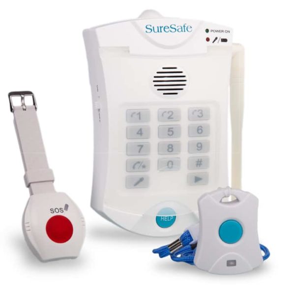 SureSafe Alarms 1 Pendant & 1 Wristwatch Personal Alarms